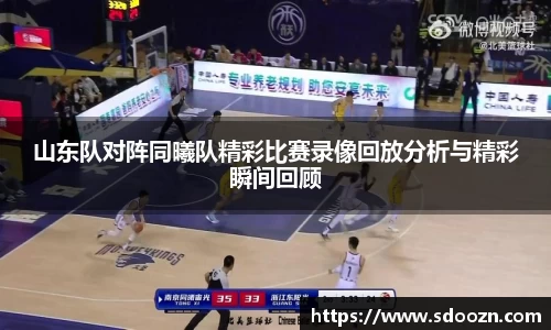 山东队对阵同曦队精彩比赛录像回放分析与精彩瞬间回顾
